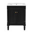 Meuble-lavabo 24 po avec lavabo supérieur