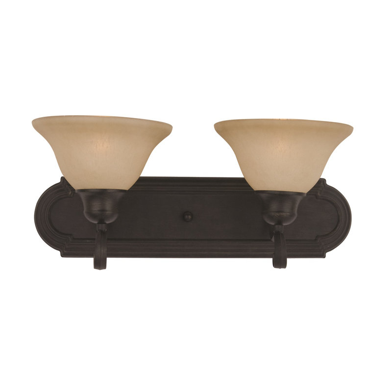 Carder 2 - Light Dimmable Vanity Light, Marble, Marble/Oil Rubbed Bronze