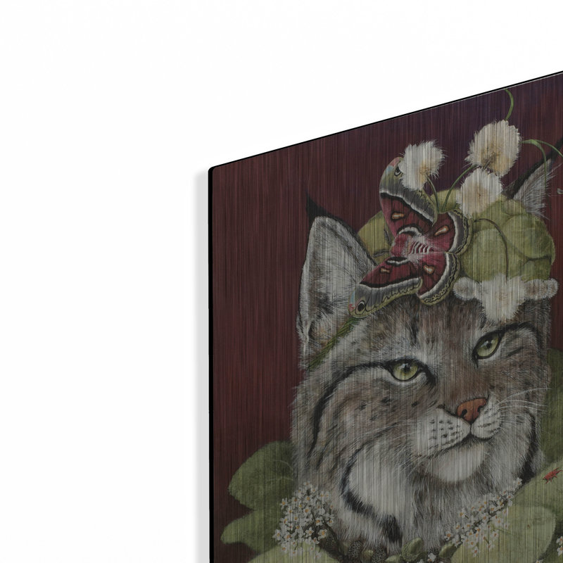 «Forest Ruff» par Carolyn Schmitz, art mural en métal, H 16 po x l 12 po