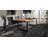 Acacia Solid Wood Top Metal Base Dining Table-1329187561-1329187563-1329187558