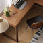 Bureau en bois d'hévéa durable en L-130174432-130174433