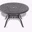 Ensemble 5 pièces de meubles de patio en aluminium coulé avec coussins, chaise