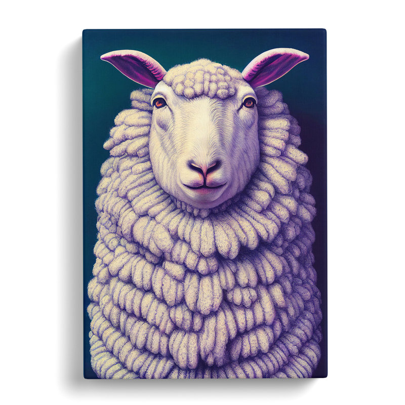 Magnificent Sheep - Wrapped Canvas, 76cm H x 50cm W x 3cm D
