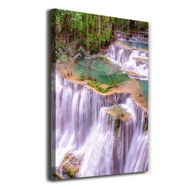 Waterfall - Wrapped Canvas Print