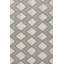 Textures Wool Geometric Area Rug in Gray-50584279
