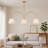 Decriel 3-Light Dimmable Dining Room Chandelier