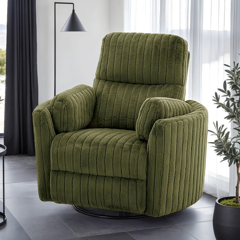 Power Glider Recliner, Olive Green