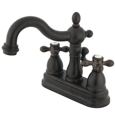 Heritage Centerset Bathroom Faucet with Drain Assembly