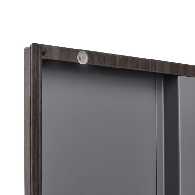 Armoire de rangement en métal avec portes verrouillables et tablette réglable, armoire de rangement pliante, armoire de rangement pliante pour bureau à domicile, école, garage, noir
