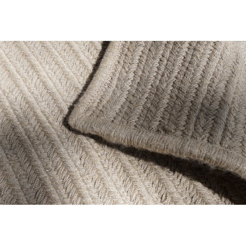 Outdoor Area Rug in Wheat, Rectangle 6' x 9'