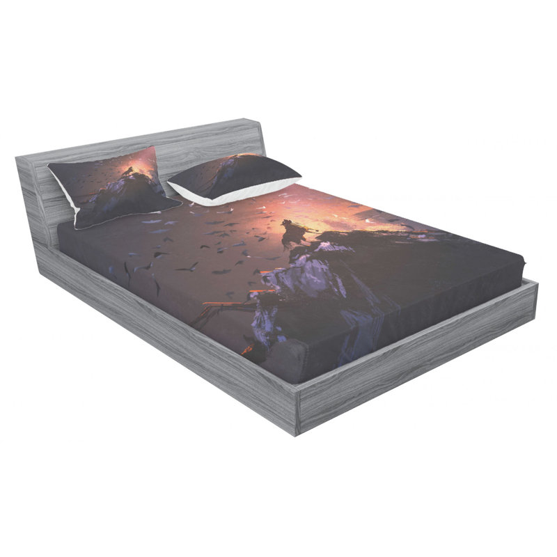 Microfiber Sheet Set, Queen Sheet Set with Fitted Sheet