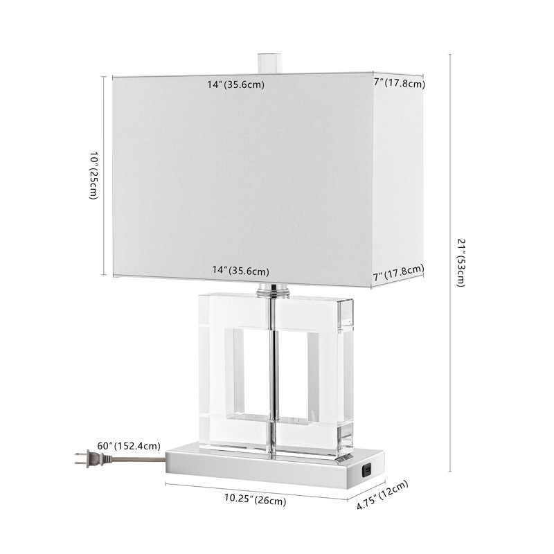 Aadyant Crystal USB Table Lamp