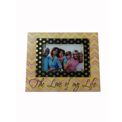 Jannik Yellow Matte Picture Frame with Mat