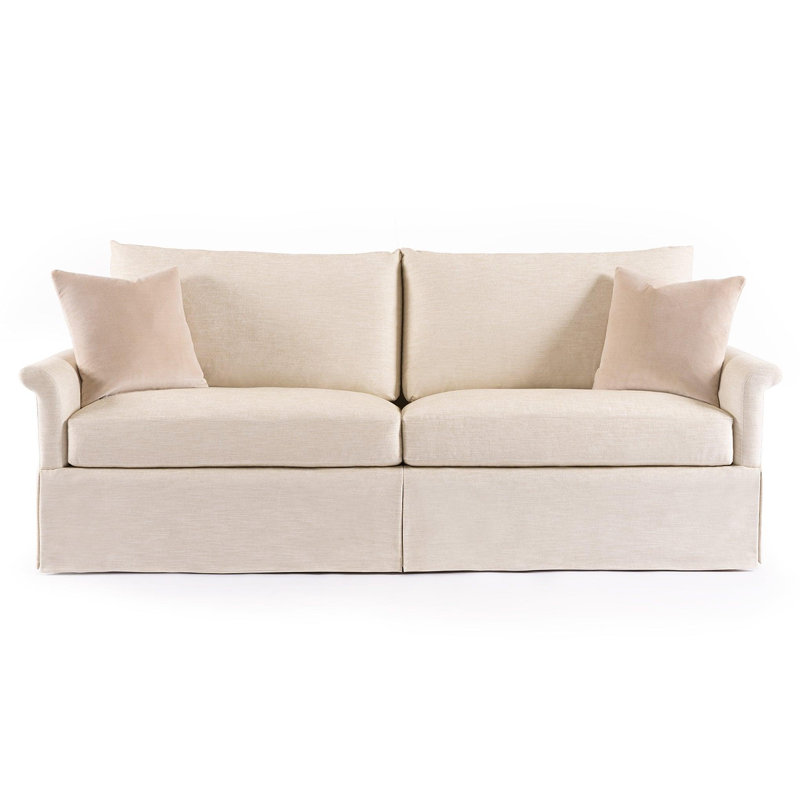 Martine Skirted Pillowback Sofa