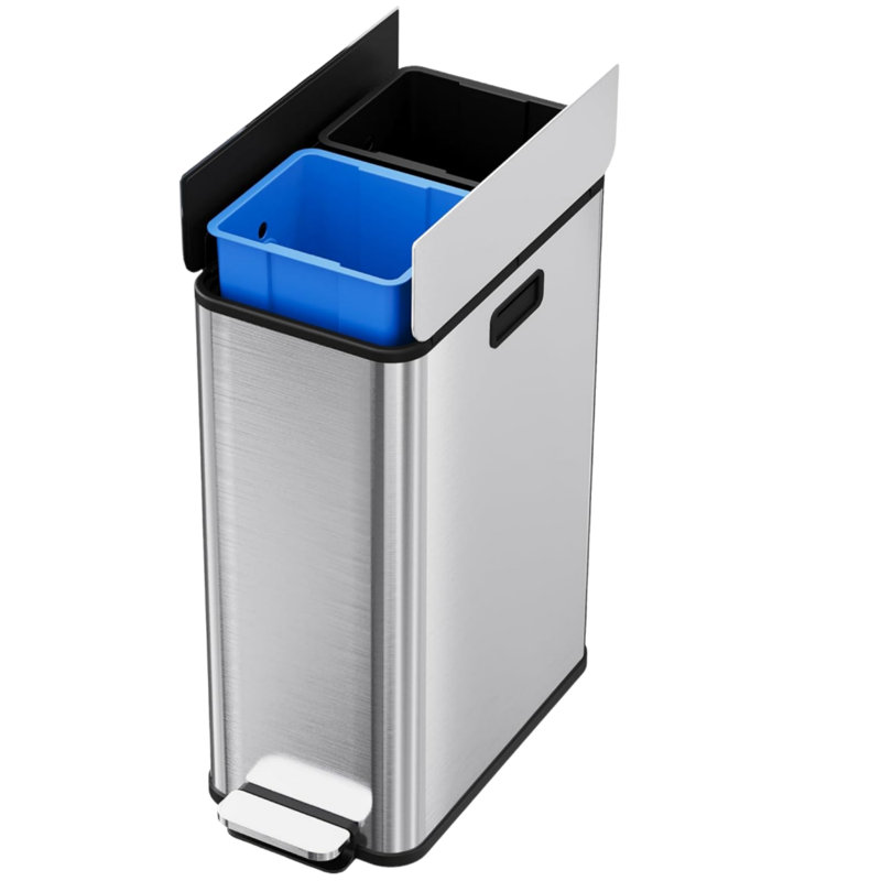 56L/14.8Gal Step-On Kitchen Trash Can
