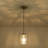 1-light 7.67" Wide Kitchen Island Light With Clear Rippled Glass Shade-512223539