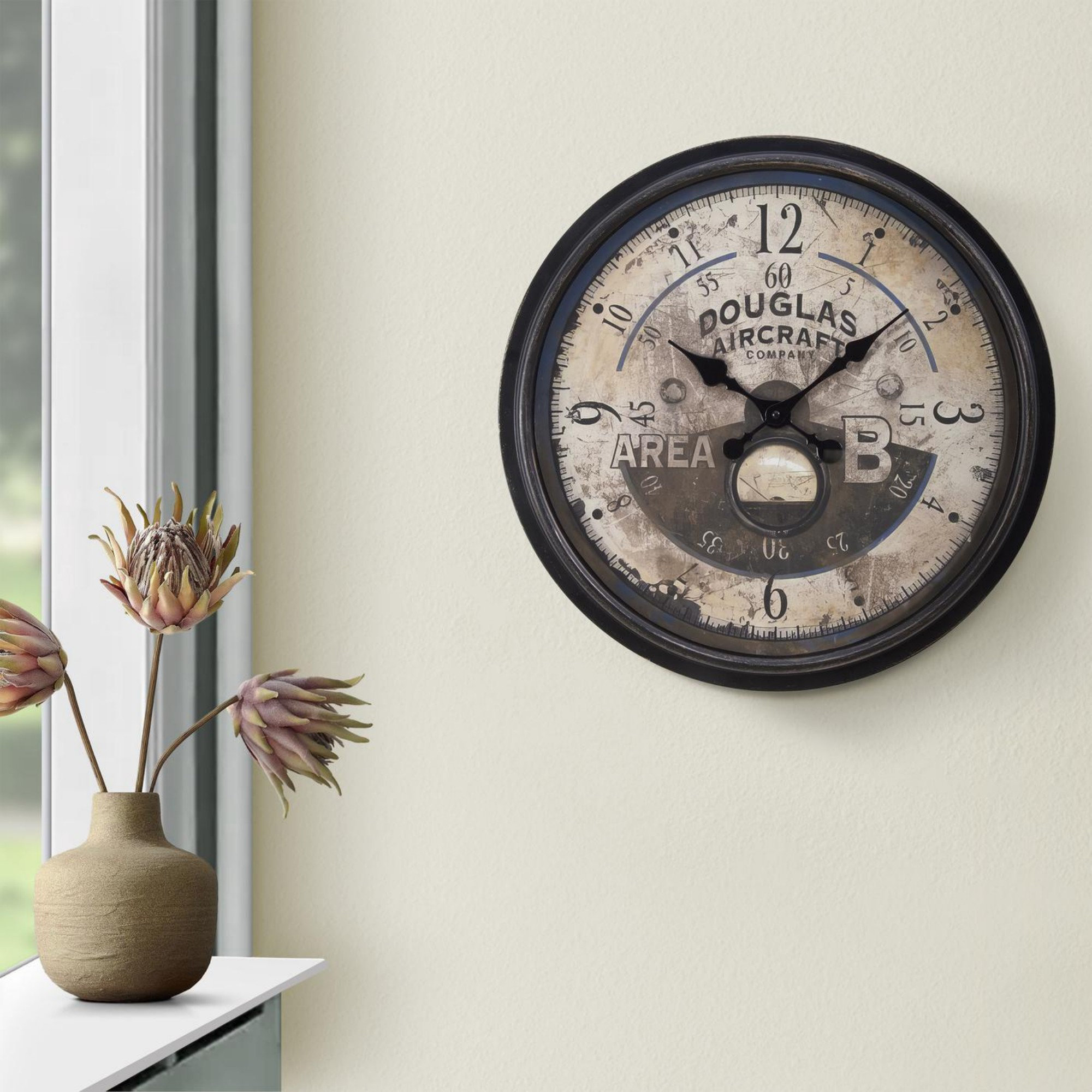 Ophelia & Co. Round Wall Clock Numerical | Wayfair