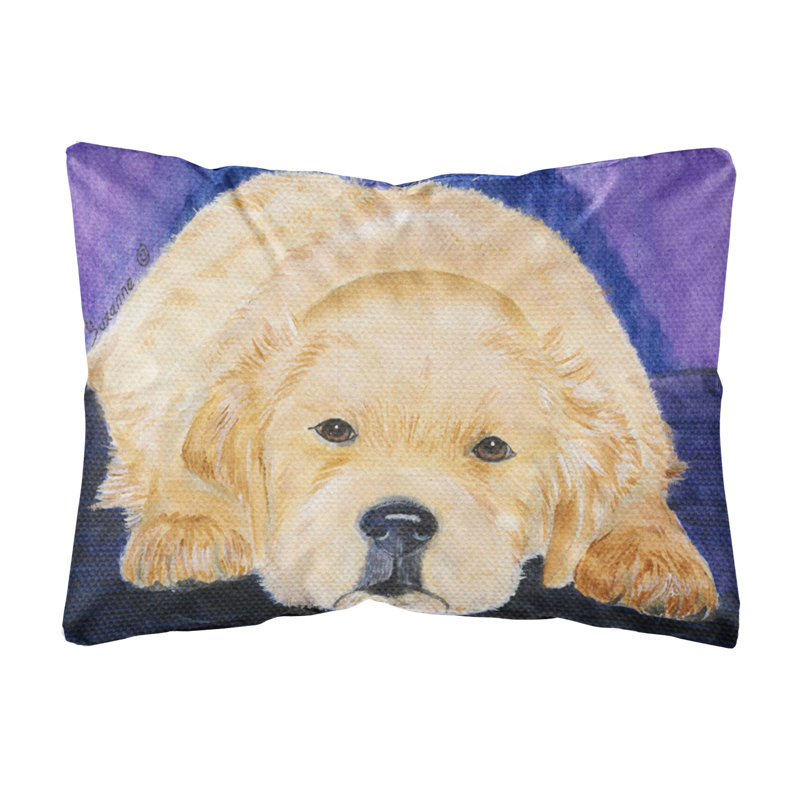 Coussin décoratif intérieur/extérieur golden retriever