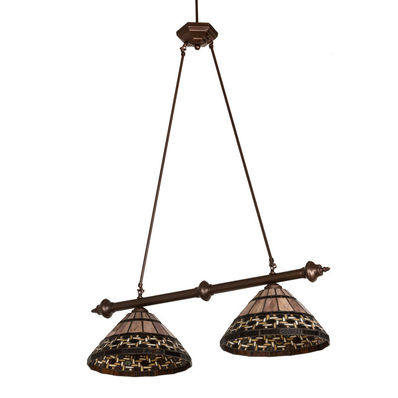 Bryne 2 - Light Mahogany Bronze Pendant