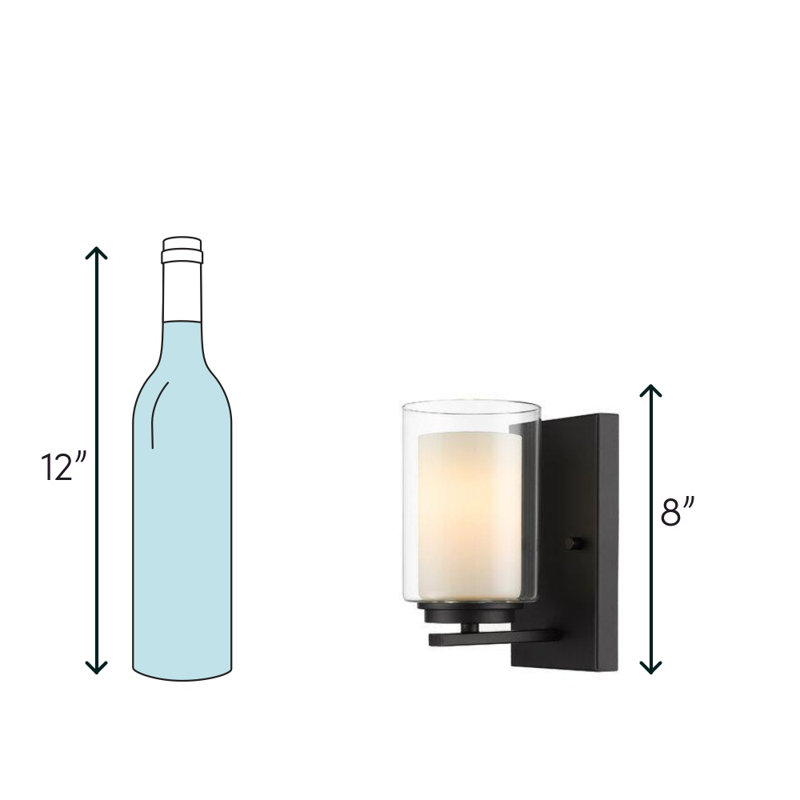 Arie Steel Armed Sconce, Brushed Nickel