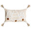 Beige, White Cushion