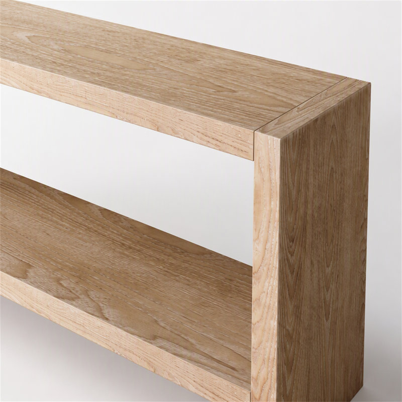 Console 63 pouces, Naturel + rustique, Naturel + rustique, Naturel + rustique