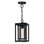 Lanterne suspendue d'extérieur classique à 1 lumière Ahan pour patio, jardin et allée