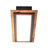 21.3" Rectangular Modern Farmhouse Wood LED Panel Flush Mount Low Profile Ceiling Light