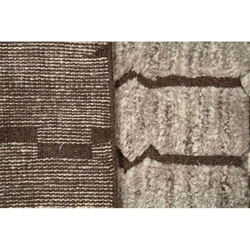 Wool Southwestern Area Rug in Brown
