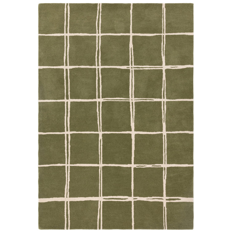 Krauss Geometric Wool Hand Woven Area Rug