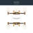 Keison Champagne Bronze 3-Light Vanity Light with Opal Glass Shades-1659306340