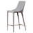Adaurd Upholstered Counter Stool with Metal Frame