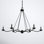 6 - Light Dimmable Chandelier