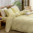 BESTOUCH Duvet Cover Set 100% Washed Cotton Linen Feel Lightweight-114986049-114986034