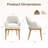 Modern Upholstered Dining Accent Chair with Wooden Legs-179848838-181813616