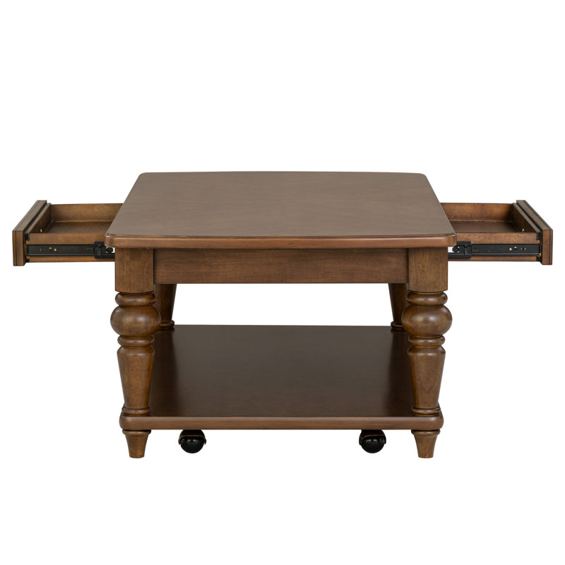 Riverstone Rectangular Coffee Table With Casters