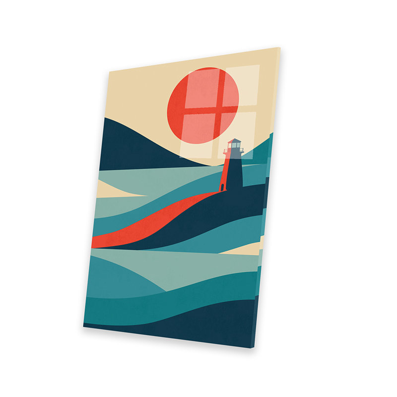 Phare par Jay Fleck - impression sans cadre, H 24 po x l 16 po x P 0,25 po