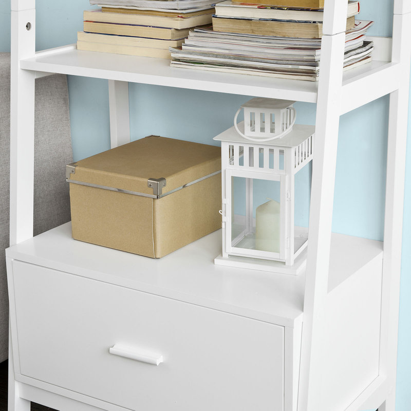 Jedidiah Ladder Bookcase, 160cm H x 64cm W x 25cm D