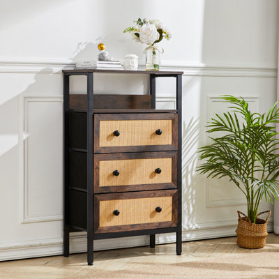 Abbagail 3 -Drawer Storage Cabinet