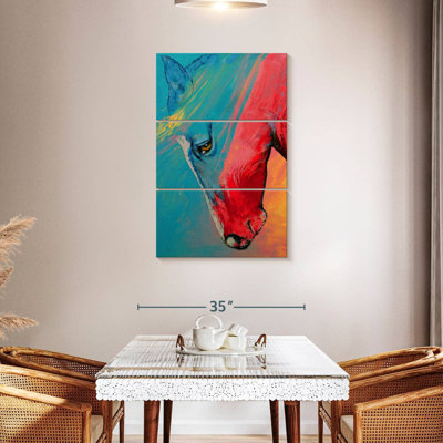 Cheval multicolore Brampt