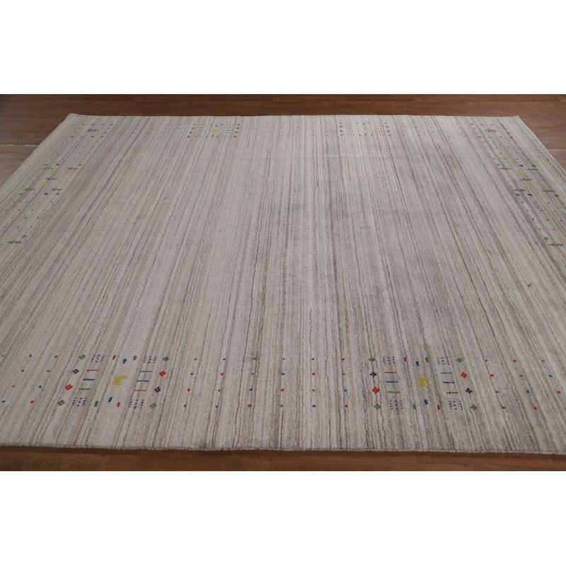 Tapis indien rayé Gabbeh 8