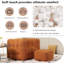 fauteuil à billes avec repose-pieds-64530841