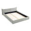 Lit tapissier avec structure en velours, lit plateforme avec tête de lit courbée décorative et structure en bois massif, aucun sommier tapissier requis-1957778490