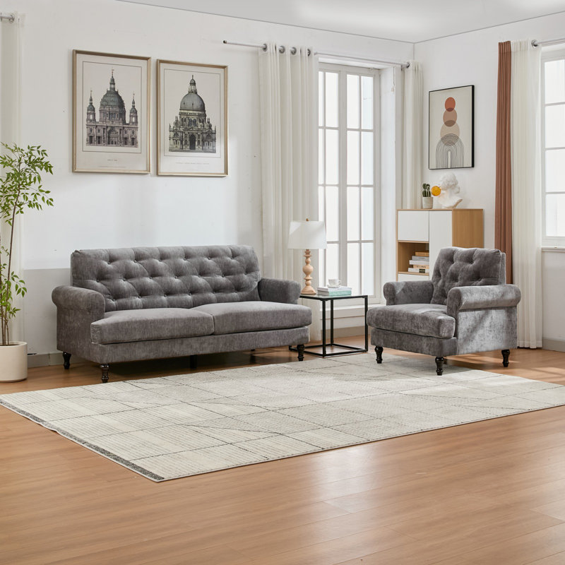 4 Seater Fabric Settee