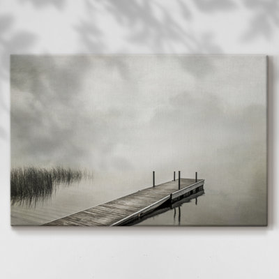 Misty Dock -Gallery Wrapped Cavas