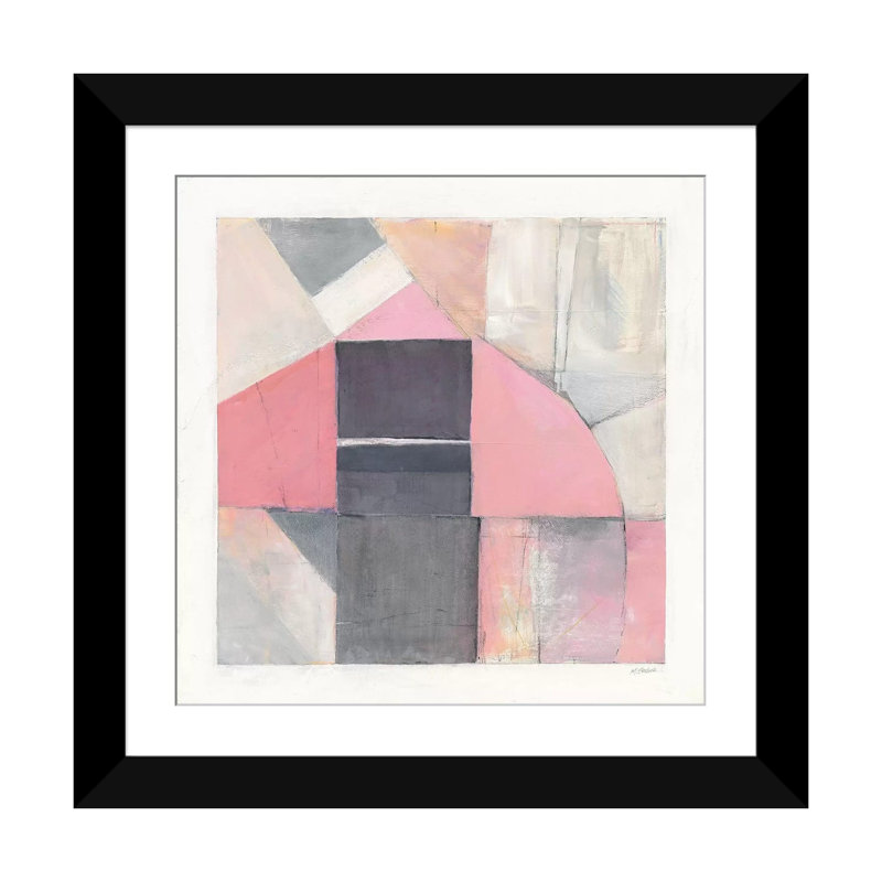 « blushing mariée », reproduction sur toile, H 18 po x l 18 po x P 1,5 po, Papier d'art encadré noir, Blanc