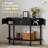 43.3'' Farmhouse Half Moon Console Table-1161319000