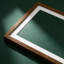 Cadre 12 po x 17 po avec passe-partout pour photos 10 x 15 po - Cadre en bois de chêne foncé massif avec verre trempé et ensemble de suspension murale - fini noyer de qualité supérieure, présentoir de style galerie