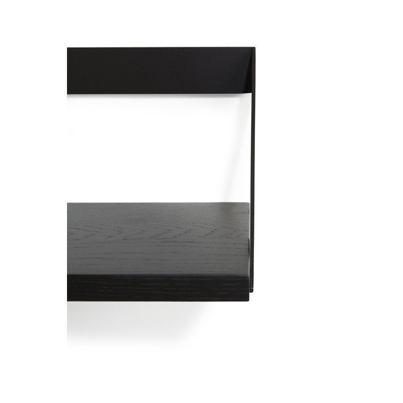 Ribbon Oak Solid Wood Floating Shelf