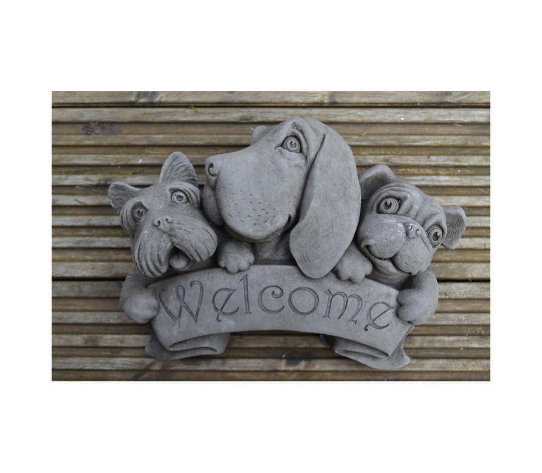 Lester Dog Weather Resistant Garden Statue